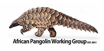 The African Pangolin Working Group logo featuring a pangolin representing the wildlife conservation charities our ethical events support