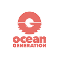 The Ocean Generation logo featuring a sunset over water representing our dedication to supporting ocean conservation charities